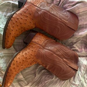 Men's Brown Leather Western Boots